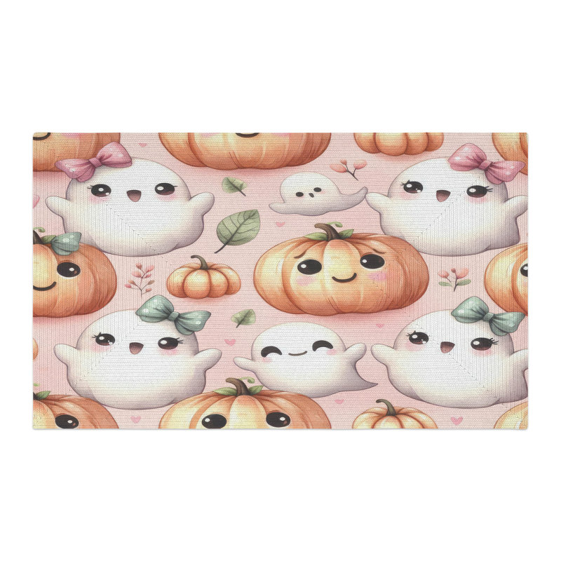 Tapis tressé Spooky Patch Companions, Rectangulaire 3 pi x 5 pi