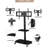 Metal; Glass TV Stand