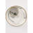 "The Luxury Collection" Marble Design Plate with Gold Trim - Small - 8"