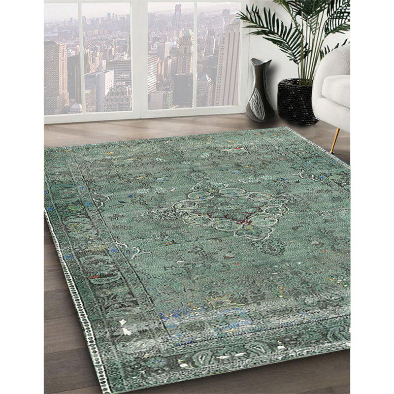 Mckaila Oriental Indoor Rug, Square 7'