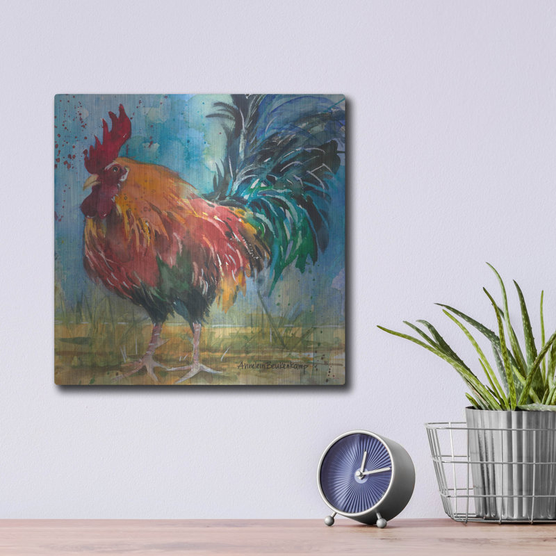 «My Turf» par Annelein Beukenkamp, art mural en métal, 12 po x 12 po, H 12 po x l 12 po