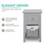 Amanni 35cm W Manufactured Wood Bedside Table-860831524