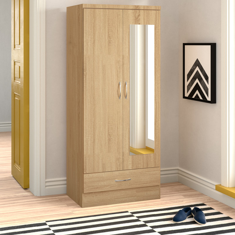 Cascio 2 Door Wardrobe, Sonoma Oak Effect