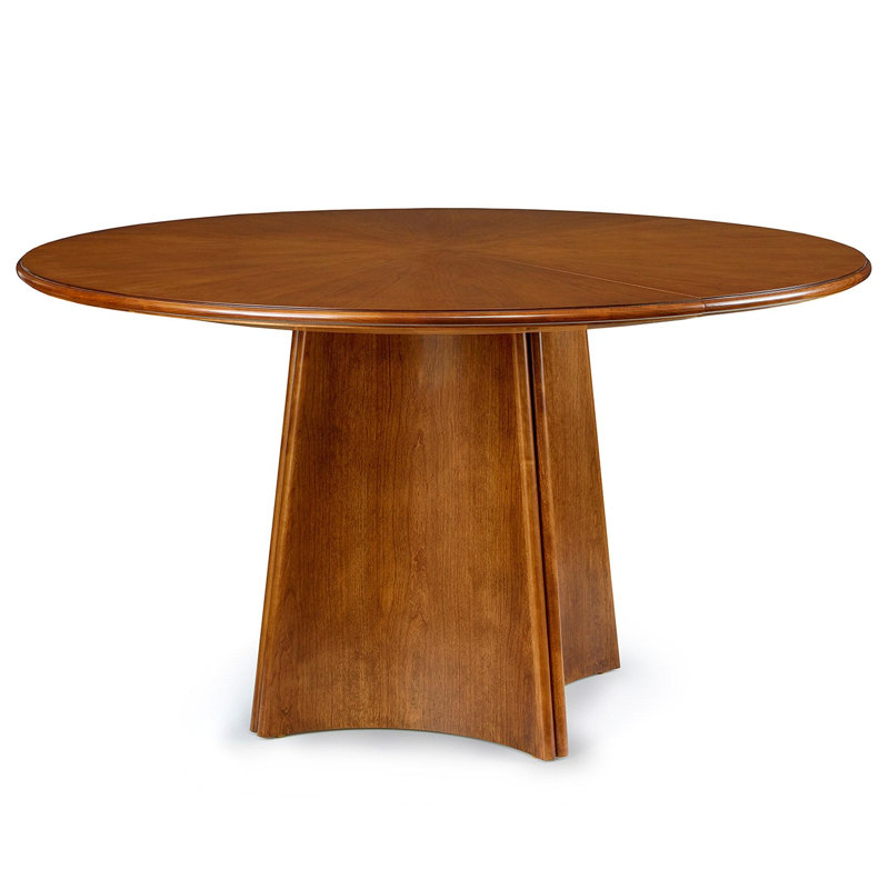 Martine Cherry Round Solid Wood Dining Table