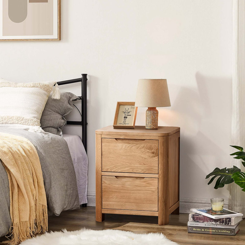 Keedysville 50cm W Manufactured Wood Bedside Table