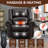 Power Lift Recliner Chair Heat Massage Dual Motor Infinite Position Up To 350 LBS, Genuine Leather, Heavy Duty Motion Mechanism With USB Ports-1340579941