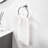 Towel Ring Gun Grey, Bath Hand Towel Ring Thicken Space Aluminum Round Towel Holder For Bathroom-119738380