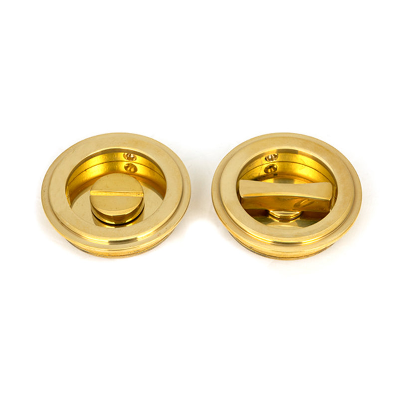 Door Accessory, Polished Brass, 6cm H x 6cm W x 1.3cm D