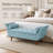 Velvet Upholstered Storage Bench-1374490752