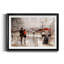 New York Romance - Reproduction d'art sur toile encadrée-1006336287-1006336282