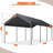 10 pi. L 20 pi. D Garage portatif robuste-106865598