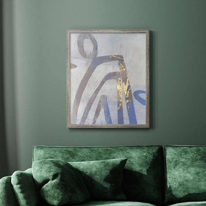 Toile encadrée de qualité supérieure Linx II - prête à être accrochée, H 24 po x l 20 po, Gris, Cadre à joints invisibles