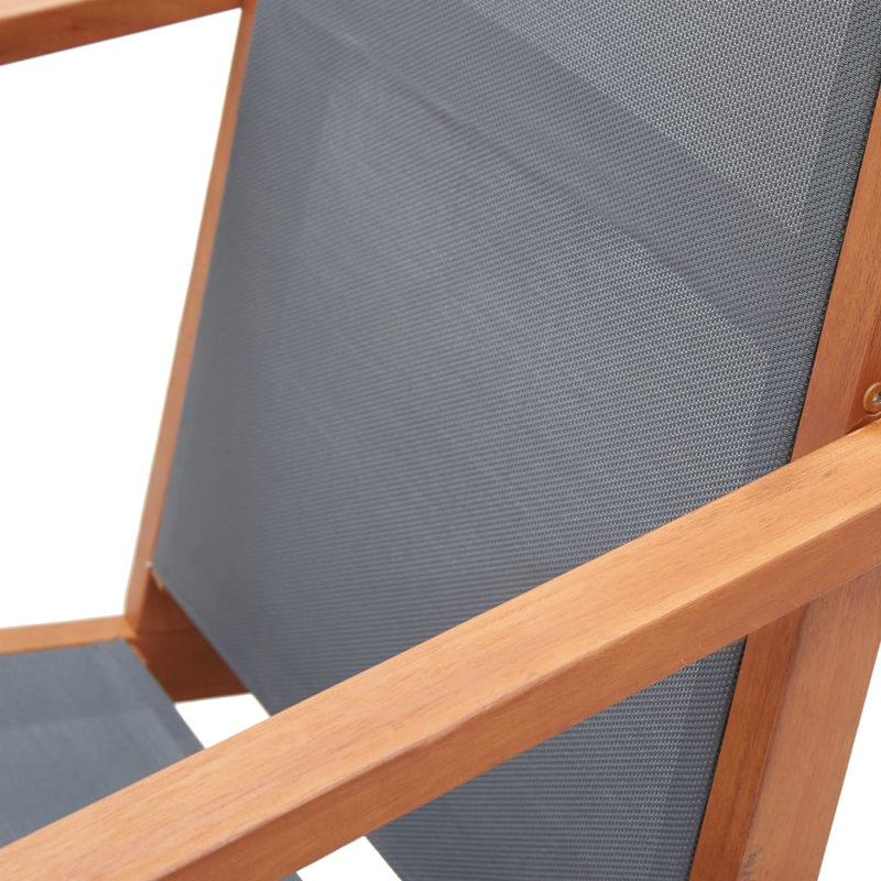 Farbourgh Eucalyptus Outdoor Lounge Chair, Grey