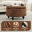 24'' Wide Upholstered Round Storage Ottoman-1722480302