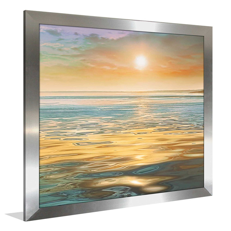 «Evening Calm», reproduction de photo encadrée, H 37,5 po x l 37,5 po x P 1 po