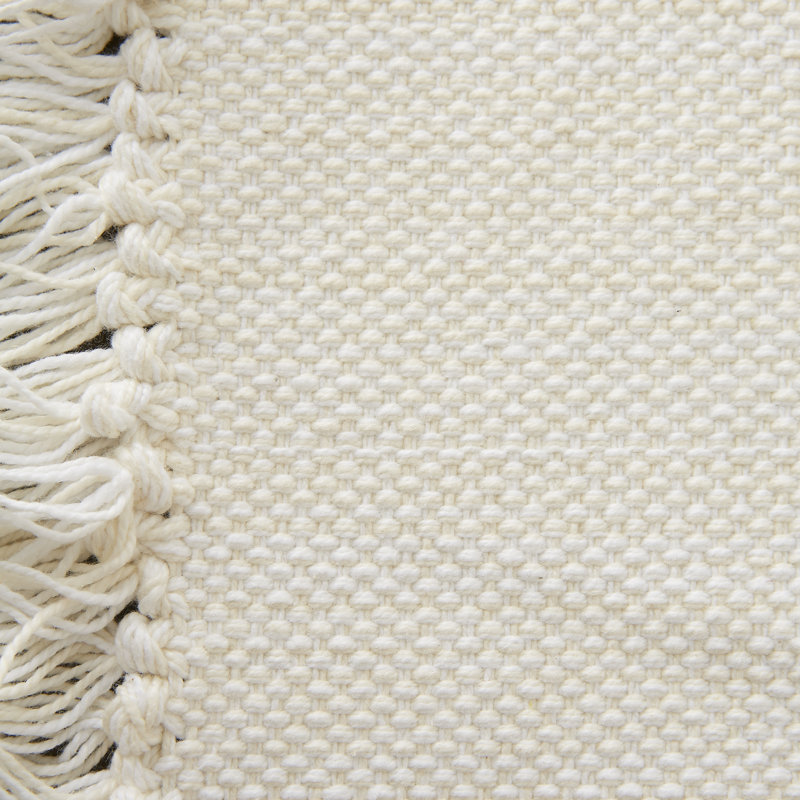 Ensemble de napperons en coton Wieland, Naturel, À rayures