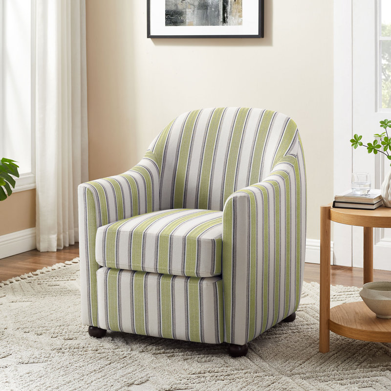Fauteuil d'appoint 29,92 po, Lin vert
