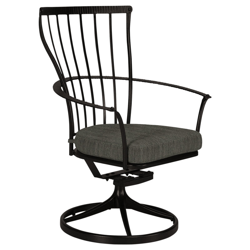 Monterra Outdoor Rocker Chair, Flagship Stone Sunbrella®, Carbon Black