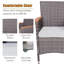 Akyrie 8 - Person Acacia Wicker Patio Dining Set with Square Table