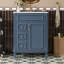 Meuble-lavabo 24 po avec lavabo en céramique, petite armoire de salle de bain, armoire moderne avec 2 tiroirs et tablette réglable