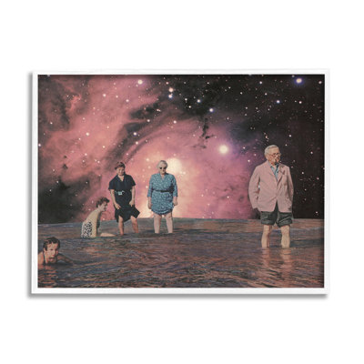 Art mural texturé giclée surréelle de la famille surréelle par Matheus Lopes Castro