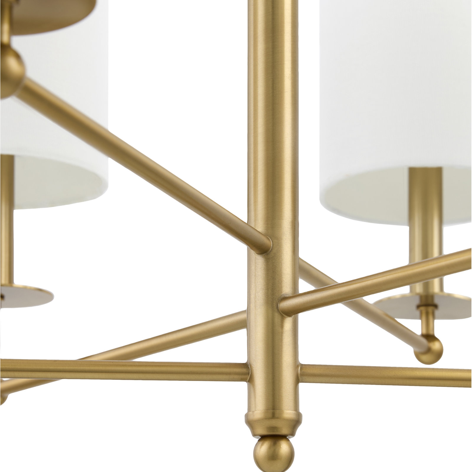 Lacey Chandelier, 16" H x 26" W x 26" D, 6