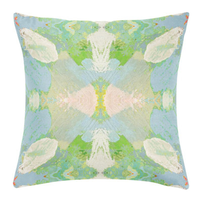 Elephant Falls 22x22 Throw Pillow
