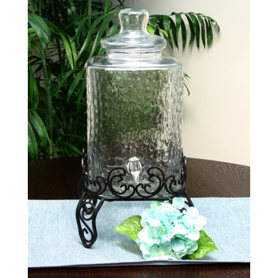 Amanda 288oz. Glass Beverage Dispenser