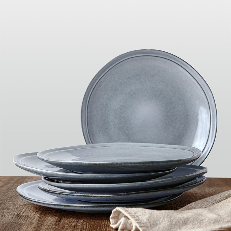 10.5'' Stoneware Dinner Plate, Blue