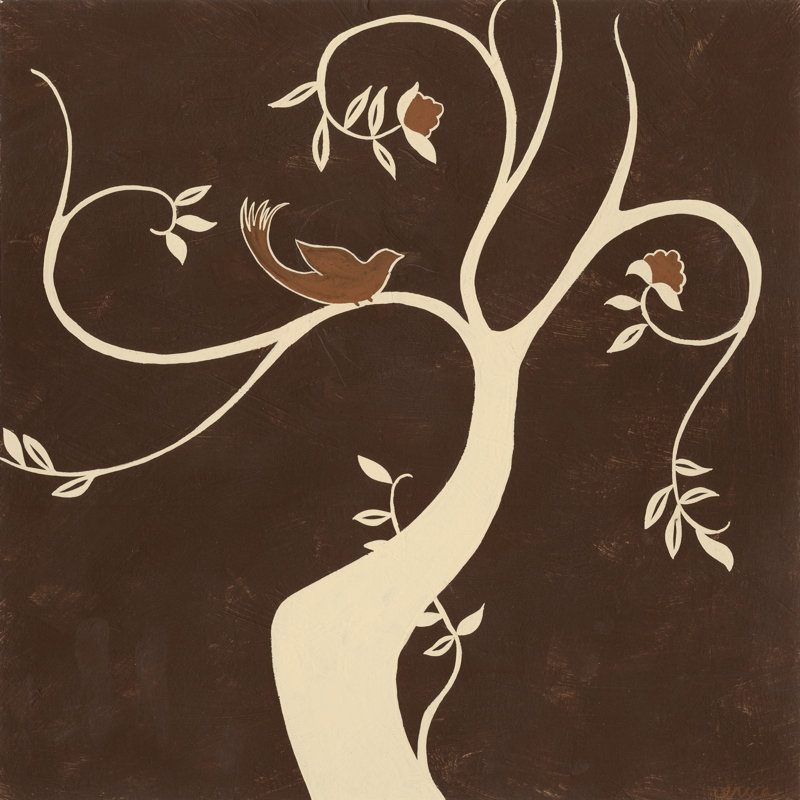 Willow Fresco I - Wrapped Canvas Print, 91cm H x 91cm W x 3.8cm D