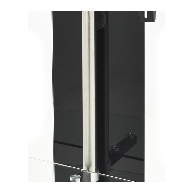 Symple Stuff Single Screen Wall Mount, Black