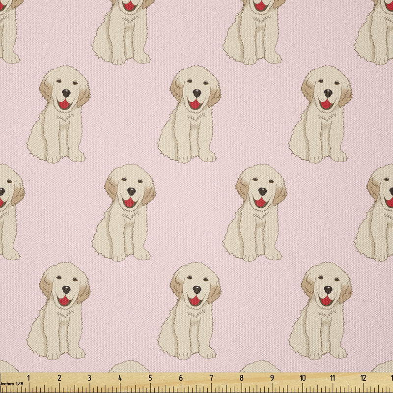 Craighan Smiling Labrador Puppies Multi-Purpose Fabric
