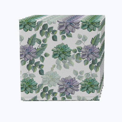 100% Cotton No Pattern Square Napkin