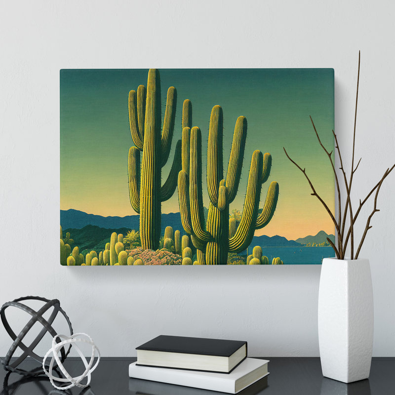 Wild Cactus - Wrapped Canvas
