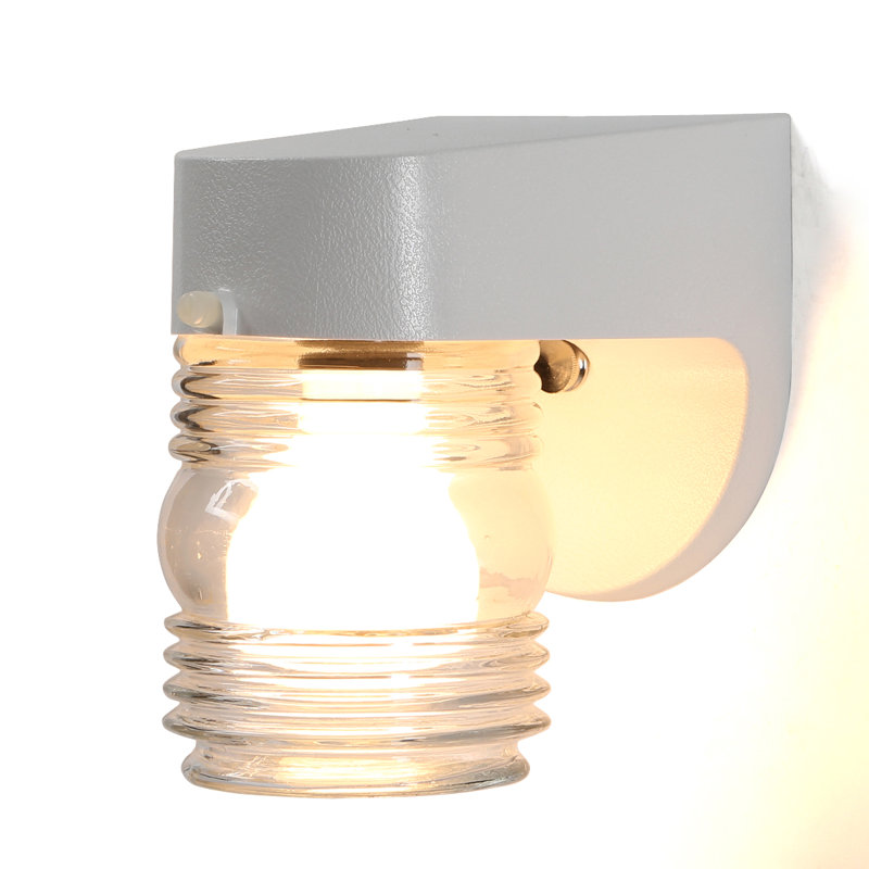 One Light Outdoor Wall Lantern from Generation Lighting , White