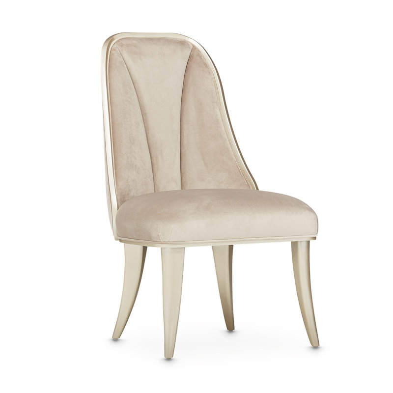 Villa Cherie Tufted Dining Side Chair, Porcini