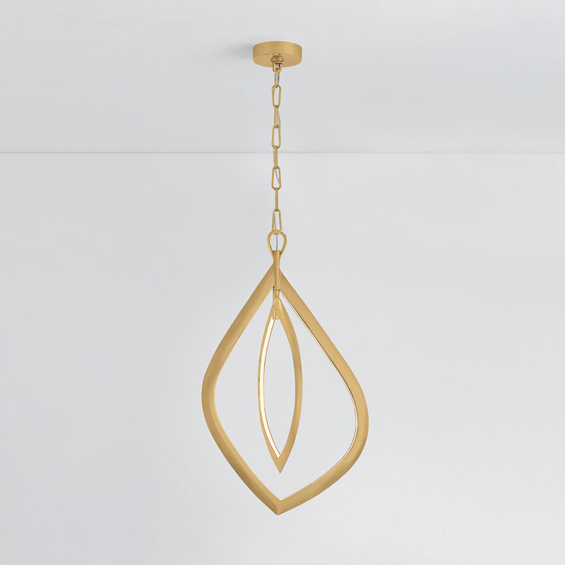 Arles Opal Matte Glass Pendant, 31.5" H x 19.25" W x 19.25" D