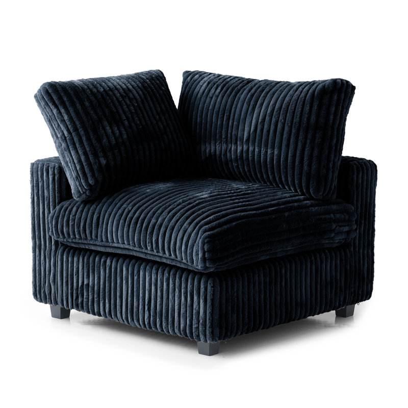 Fauteuil d'angle, Noir