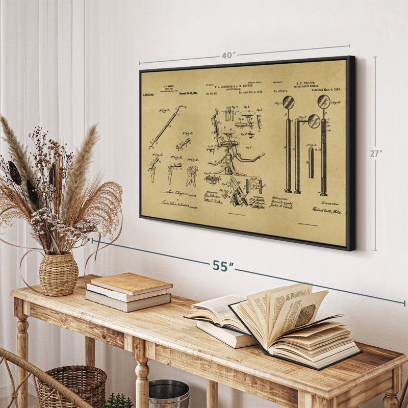 Brevet "Impression sur toile", H 27 po x l 40 po