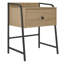 Table de chevet avec tiroirs | Table de chevet pratique pour le rangement, simple et naturelle