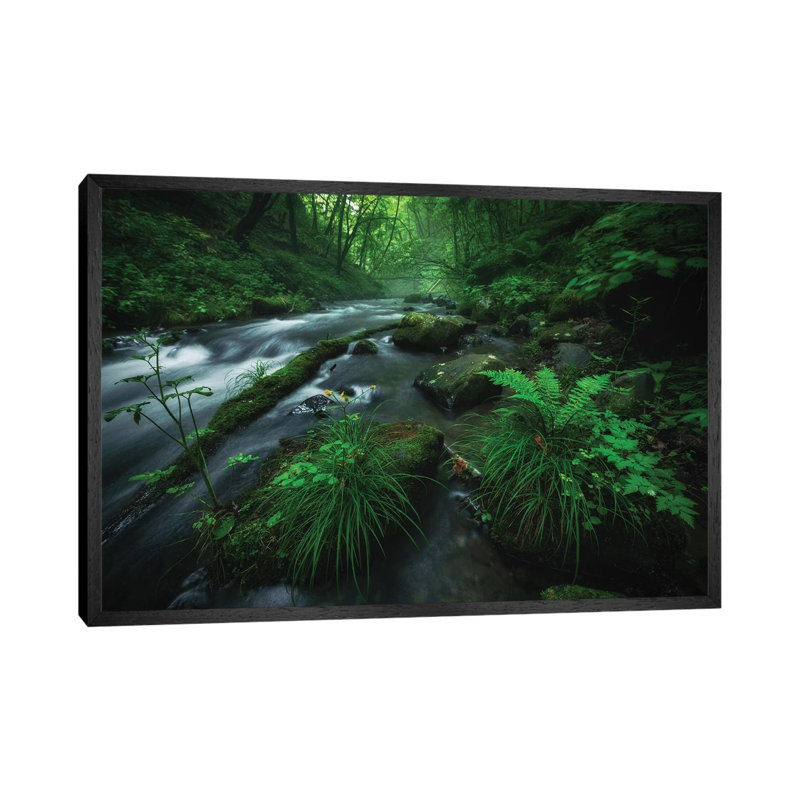 Summer in Japan XIV 1 Piece Wall Art on Canvas, 66.04cm H x 101.6cm W x 3.81cm D, Black Framed