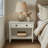 Large Traditional Single-Drawer Nightstand