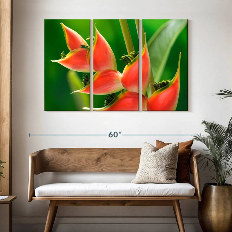 Fleur Harnek Heliconia, H 32 po x l 50 po