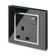 Crystal CT 13A Single Plug Socket With Switch White