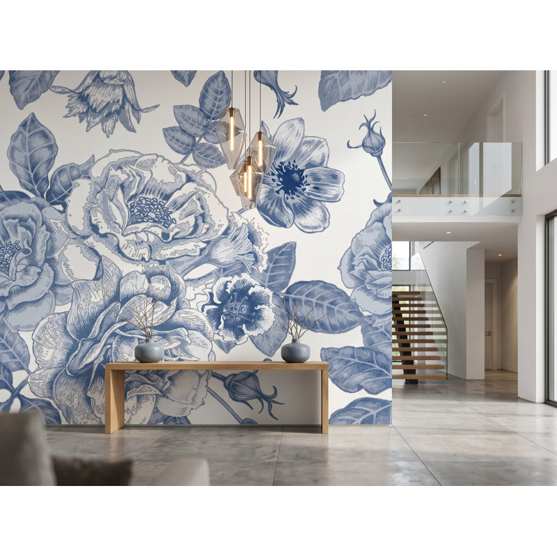 8.33' L x 100" W Wall Mural, 125"W x 125"H, Vinyl Peel and Stick, 125"W x 125"H, Vinyl Peel and Stick