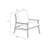 Mid Century Solid Wood Lounge Chair-128922961-128922964
