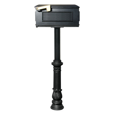 Hanford Aluminum Post Mounted Post Box