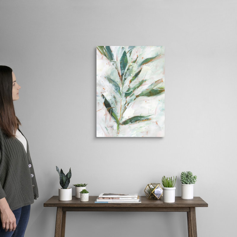 «Tropical Foliage Study I», art mural sur toile, H 24 po x l 18 po, Toile tendue