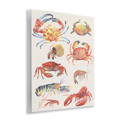 Plaque murale de la collection Nautic Crustacean, design par June Erica Vess