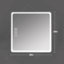 Miroir de salle de bain 36 po x 36 po à DEL avec miroirs de salle de bain avec lumières frontales anti-buée et sans miroir